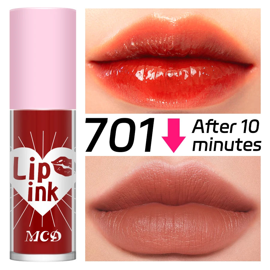 12 Color Lip Tint Non-Stick Cup Liquid Lipstick Waterproof Lip Gloss Long Lasting Water Lip Stain Lip&Cheek Makeup Lip Plumper