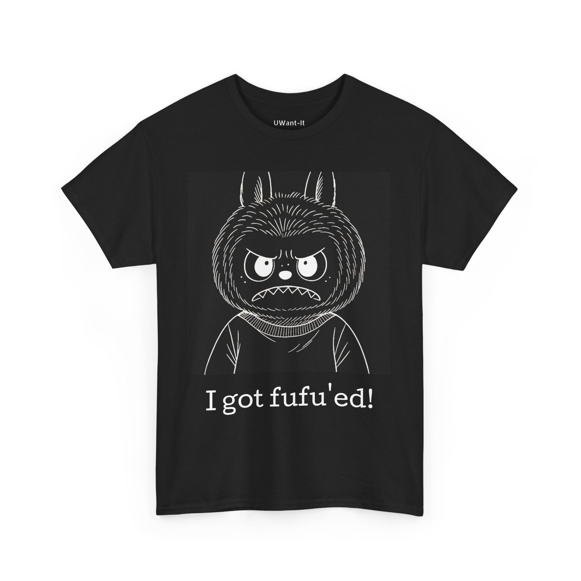 Funny Graphic Tee - I Got Fufu'ed! Unisex Cotton T-Shirt, Humor Shirt, Gift for Friends, Birthday, Casual Wear, Black Tee Shirt