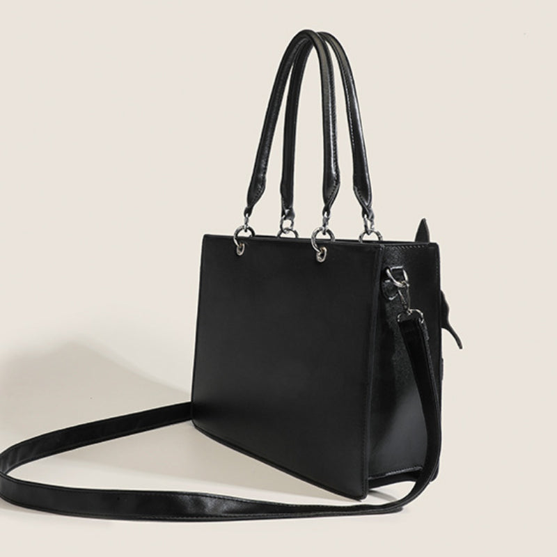 Vibrant Punk Style Spider Web Tote Bag