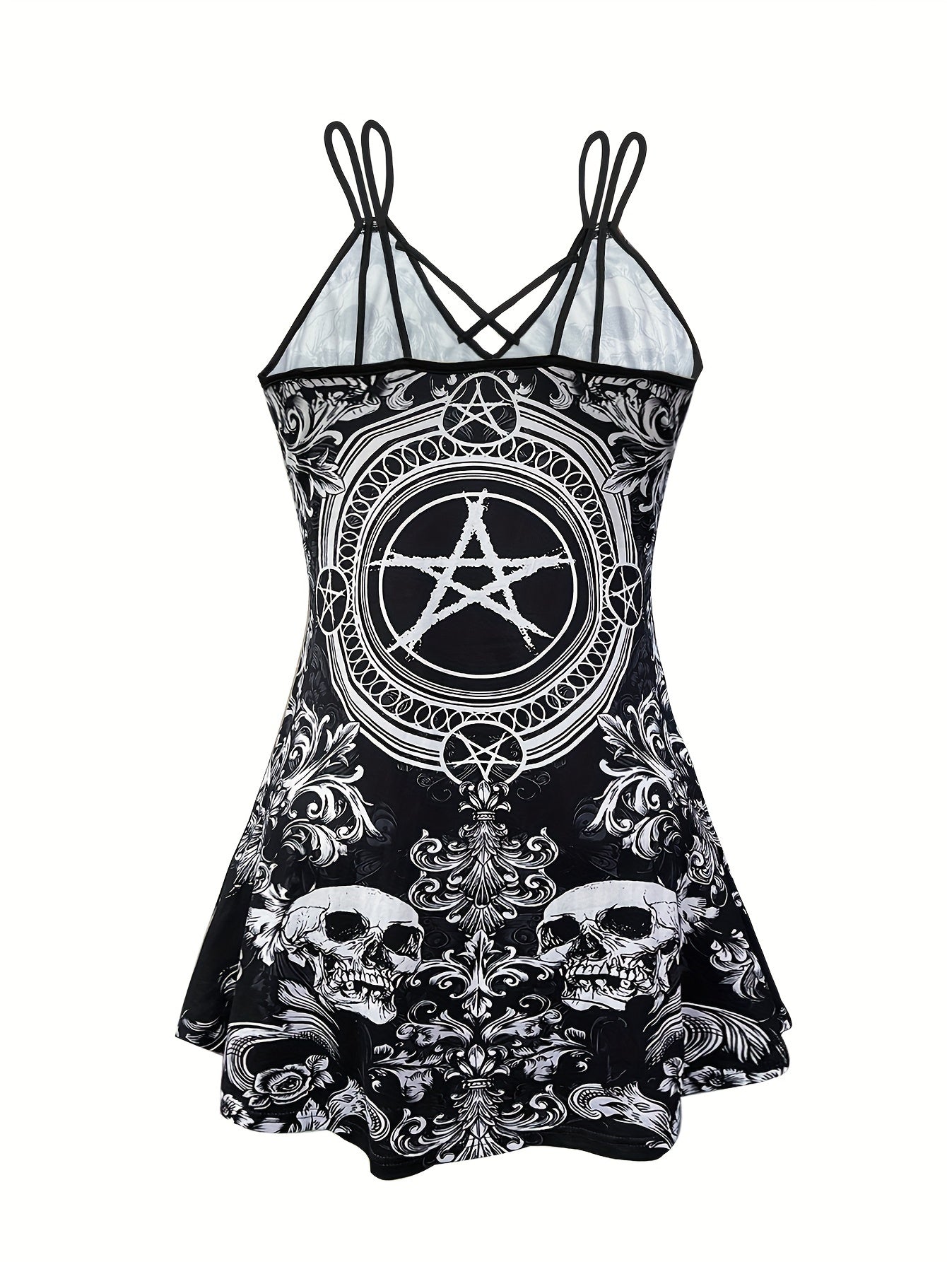 Plus Size Goth Cami Dress