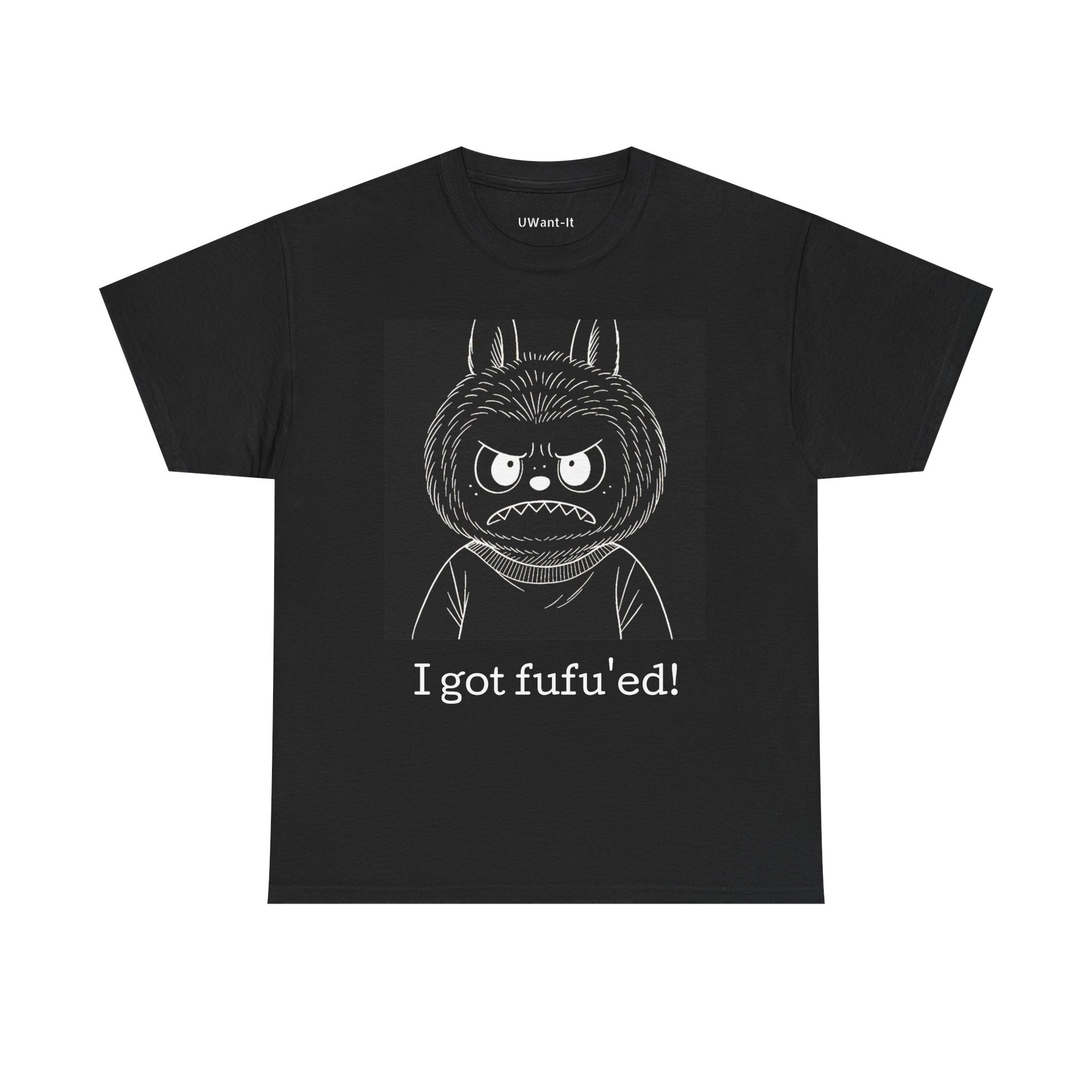 Funny Graphic Tee - I Got Fufu'ed! Unisex Cotton T-Shirt, Humor Shirt, Gift for Friends, Birthday, Casual Wear, Black Tee Shirt