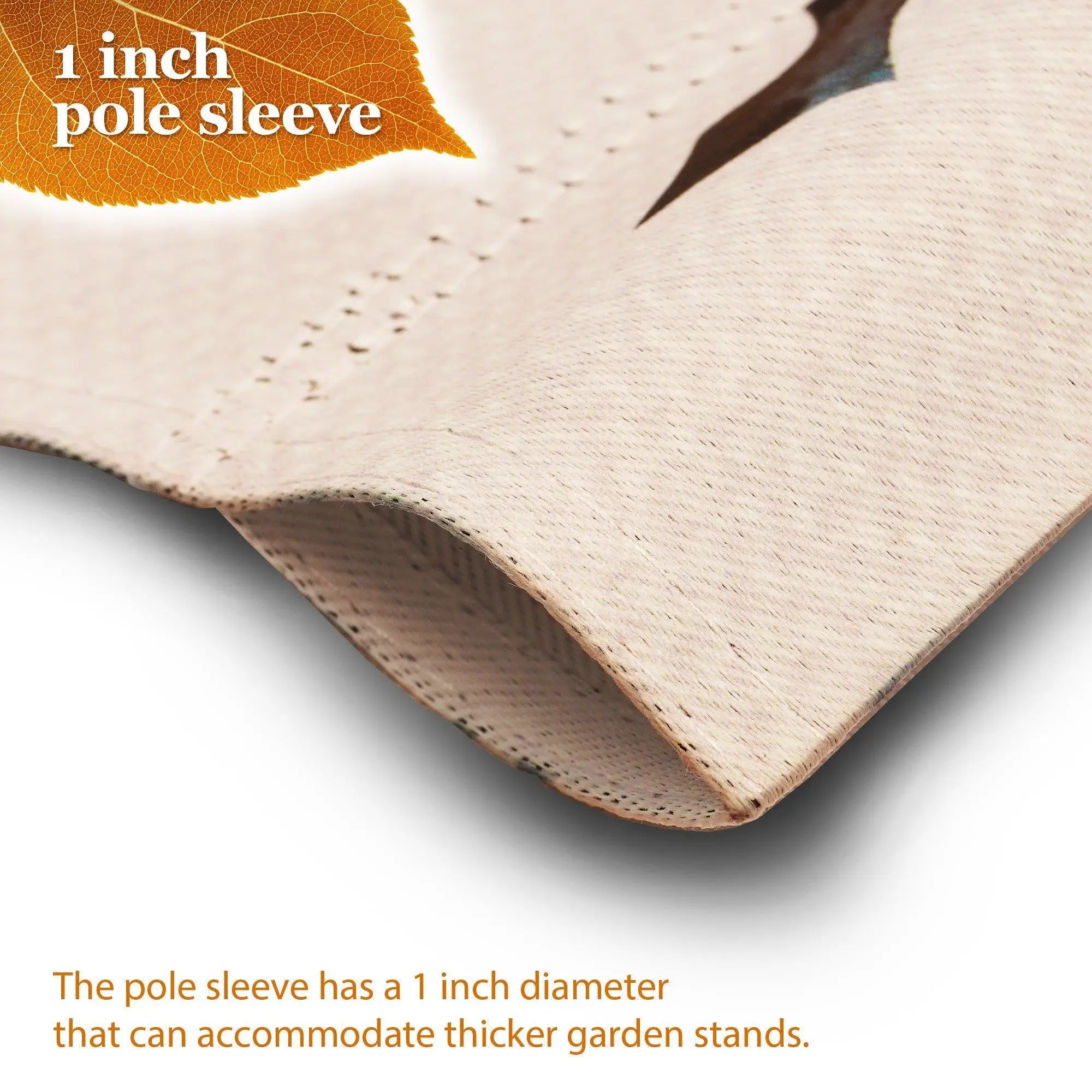 Garden Flag Stand Black 36 in x 16 in & Garden Flag Happy Halloween Decoration Two Witchy Gnomes 12"x18" Dou