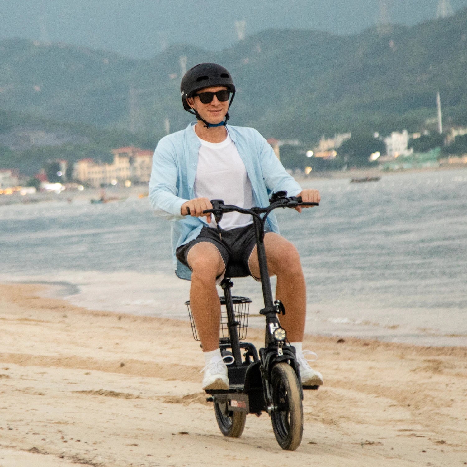 HEZZO Escooter 48V 500W  14inch Off-Road Scooter 15Ah 40Km Foldable Electric Scooter