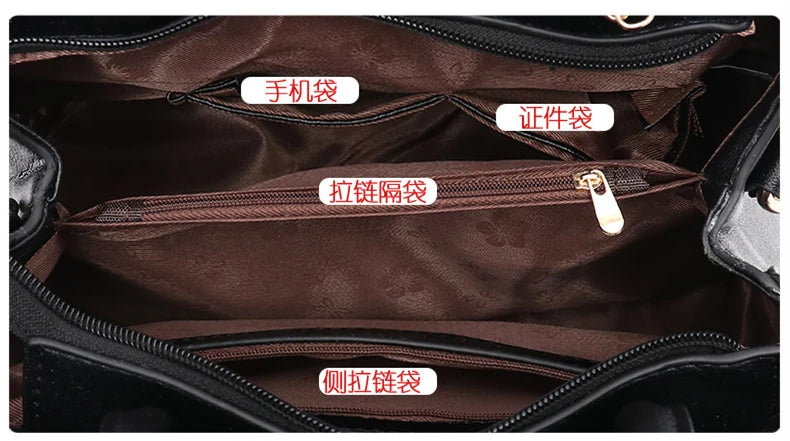 Embroidered Messenger Bag