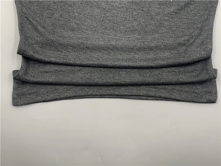 Long Sleeve Casual Tee Shirt Slim Fit Top