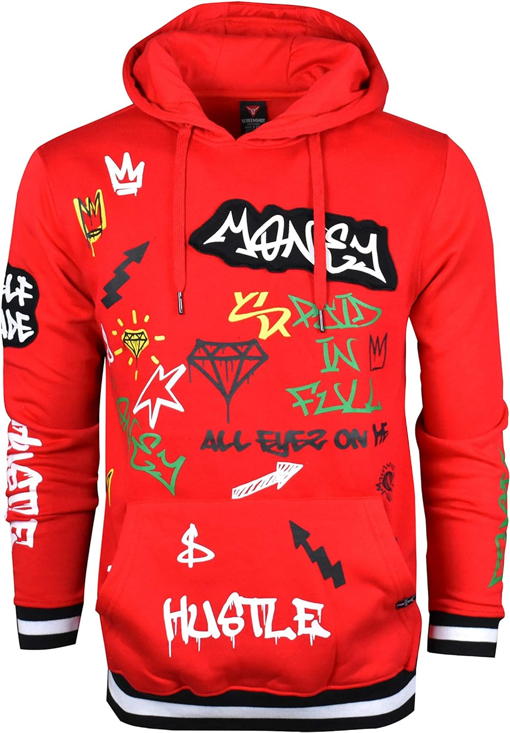 Mens Urban Premium Pullover Fleece Hoodie