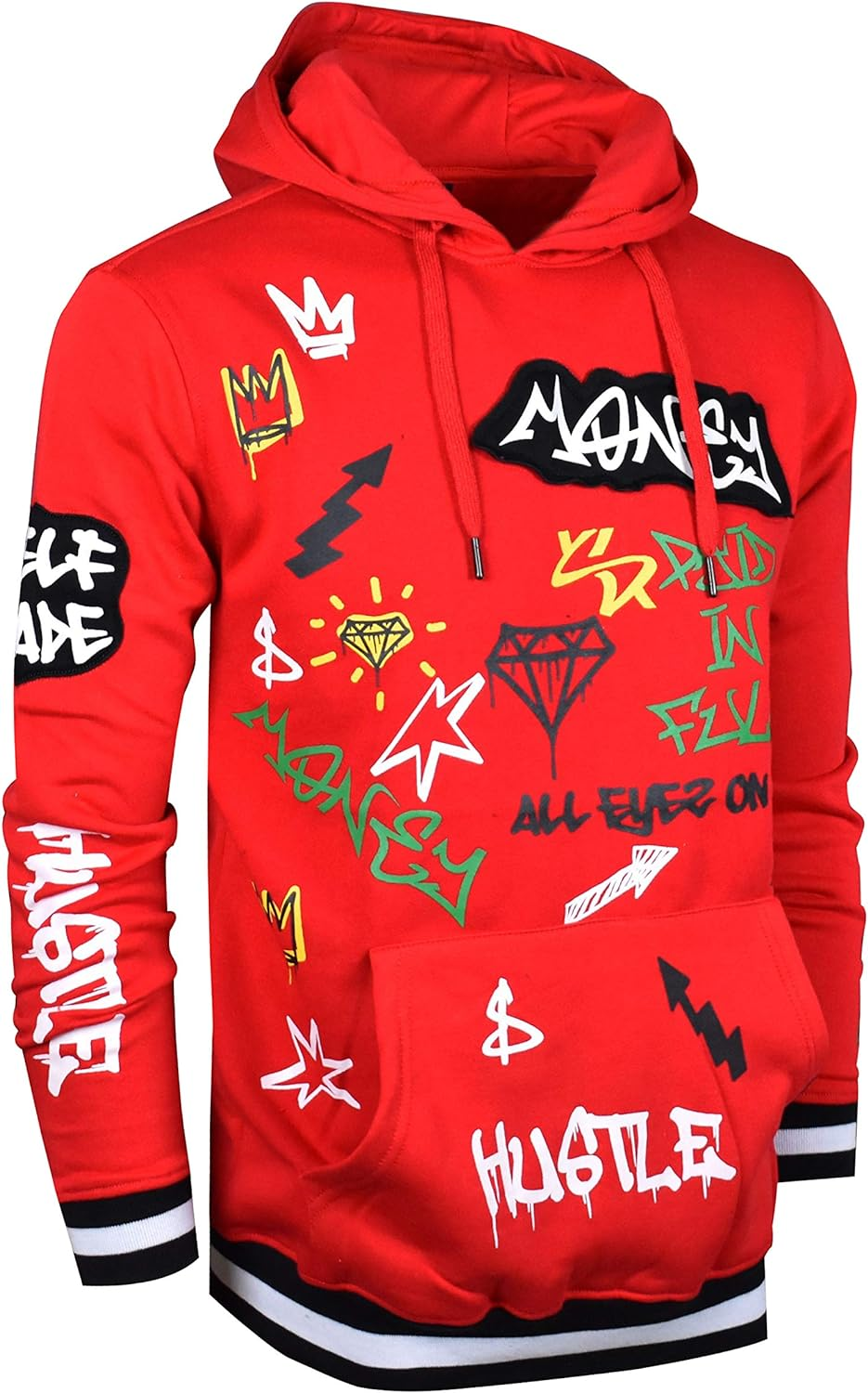 Mens Urban Premium Pullover Fleece Hoodie