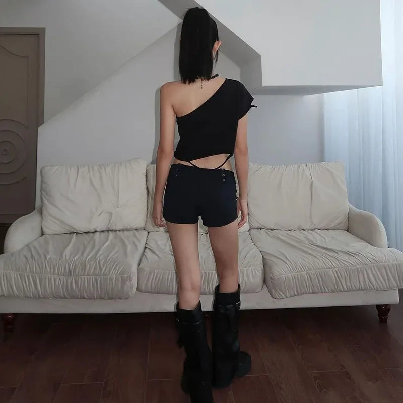 Printed Asymmetrical Top for Women