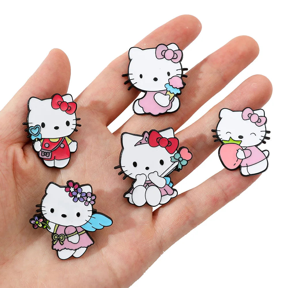 5 Pc Sanrio Metal Pin