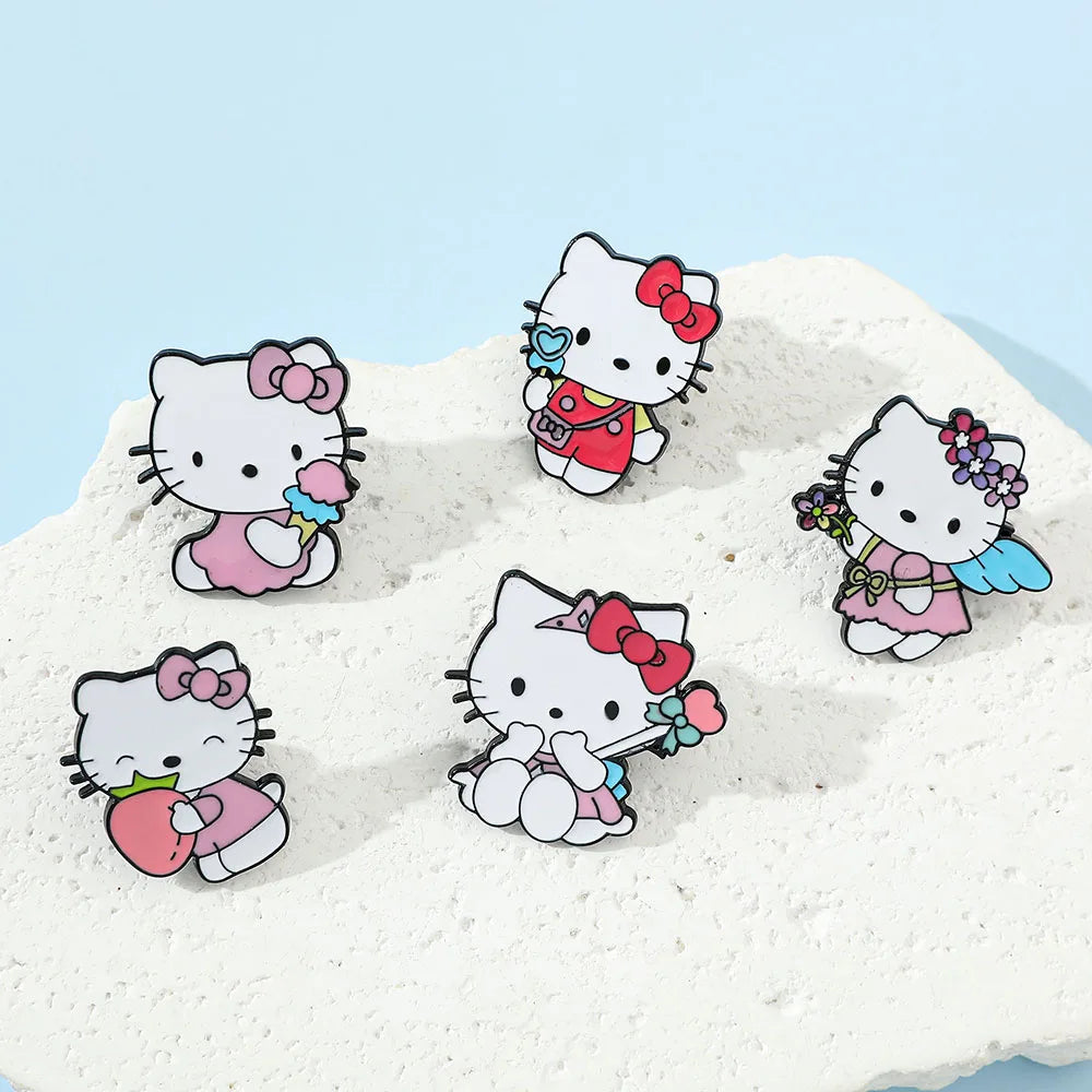 5 Pc Sanrio Metal Pin