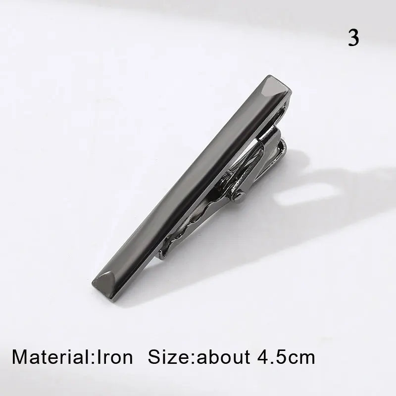 Simple Fashion Tie Clips Men'S Metal Necktie Daily Business Wedding Ceremony Tie Clip Pin Men Party Jewelry Accessories Gift
