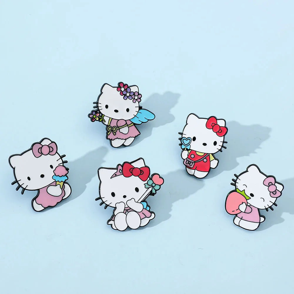 5 Pc Sanrio Metal Pin