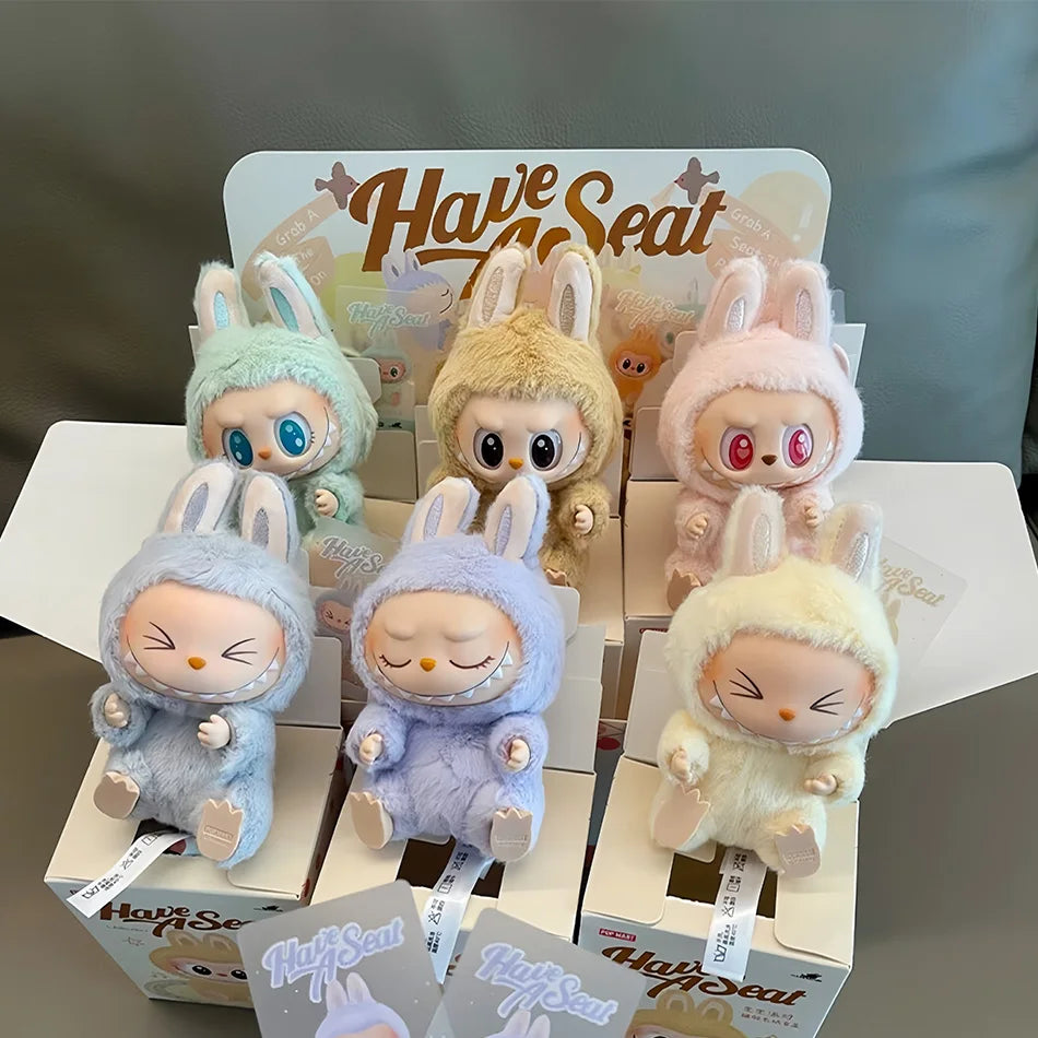 POP MART Macaron 2nd Generation Labubu Sitting Party