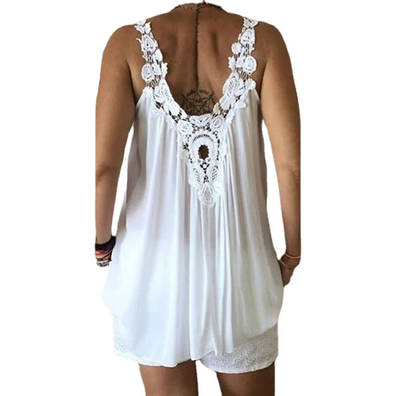 Lace Sleeveless Camisole Tank Top