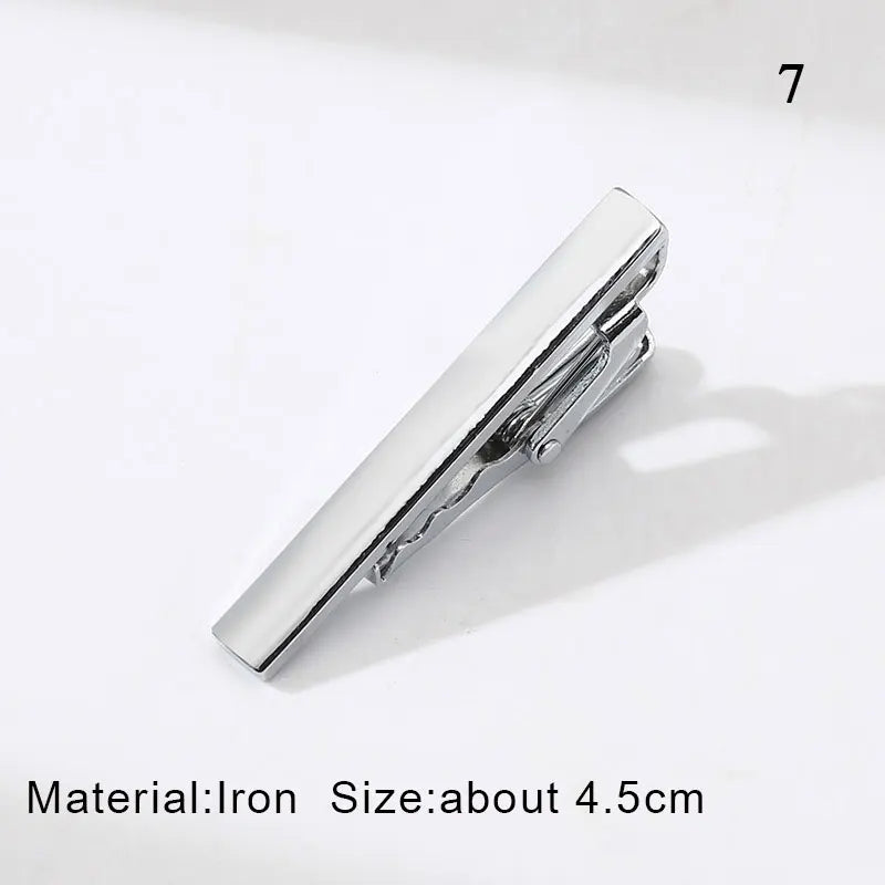 Simple Fashion Tie Clips Men'S Metal Necktie Daily Business Wedding Ceremony Tie Clip Pin Men Party Jewelry Accessories Gift