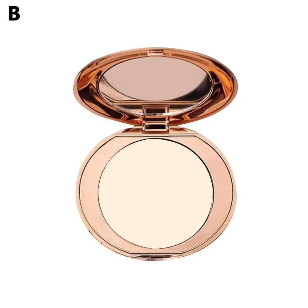 Natural Powder Setting Oil Control Puffs Waterproof Skin Brightening Foundation Compact for Soft Flawless Finish Honey Powder