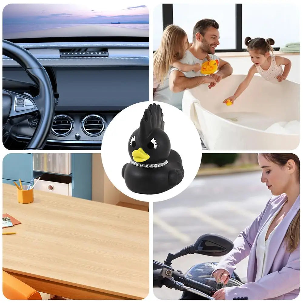 Goth/Punk Duck Figurine