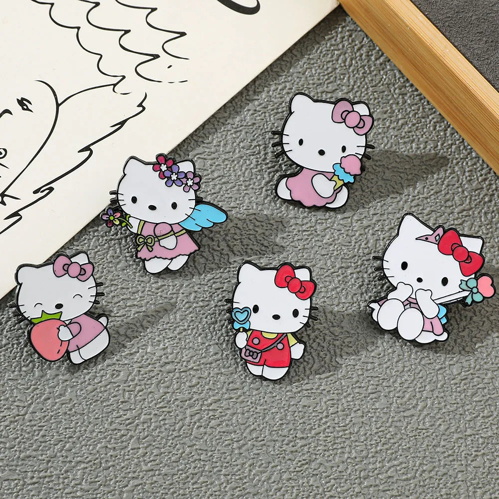 5 Pc Sanrio Metal Pin