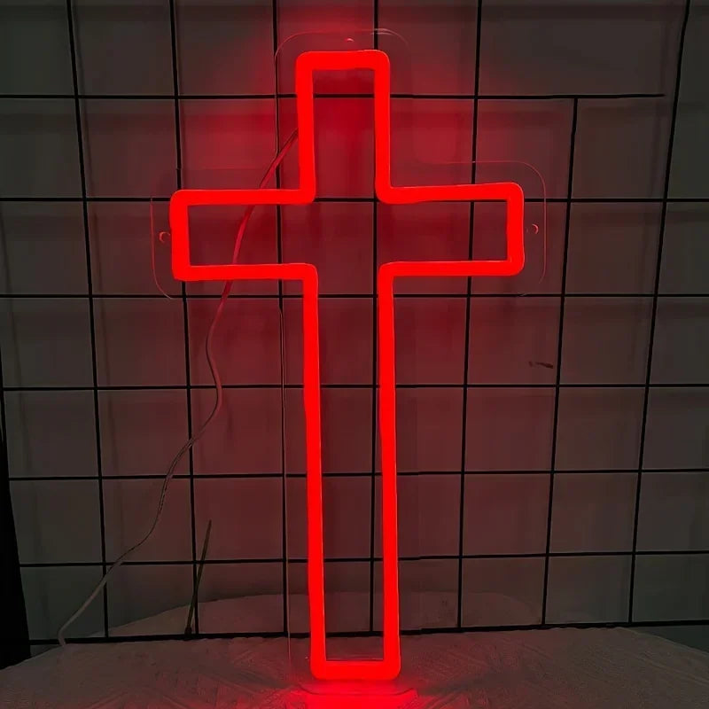 Cross Neon Sign