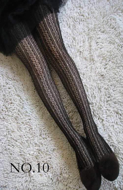 Gothic Punk Fishnet Stockings Leggings