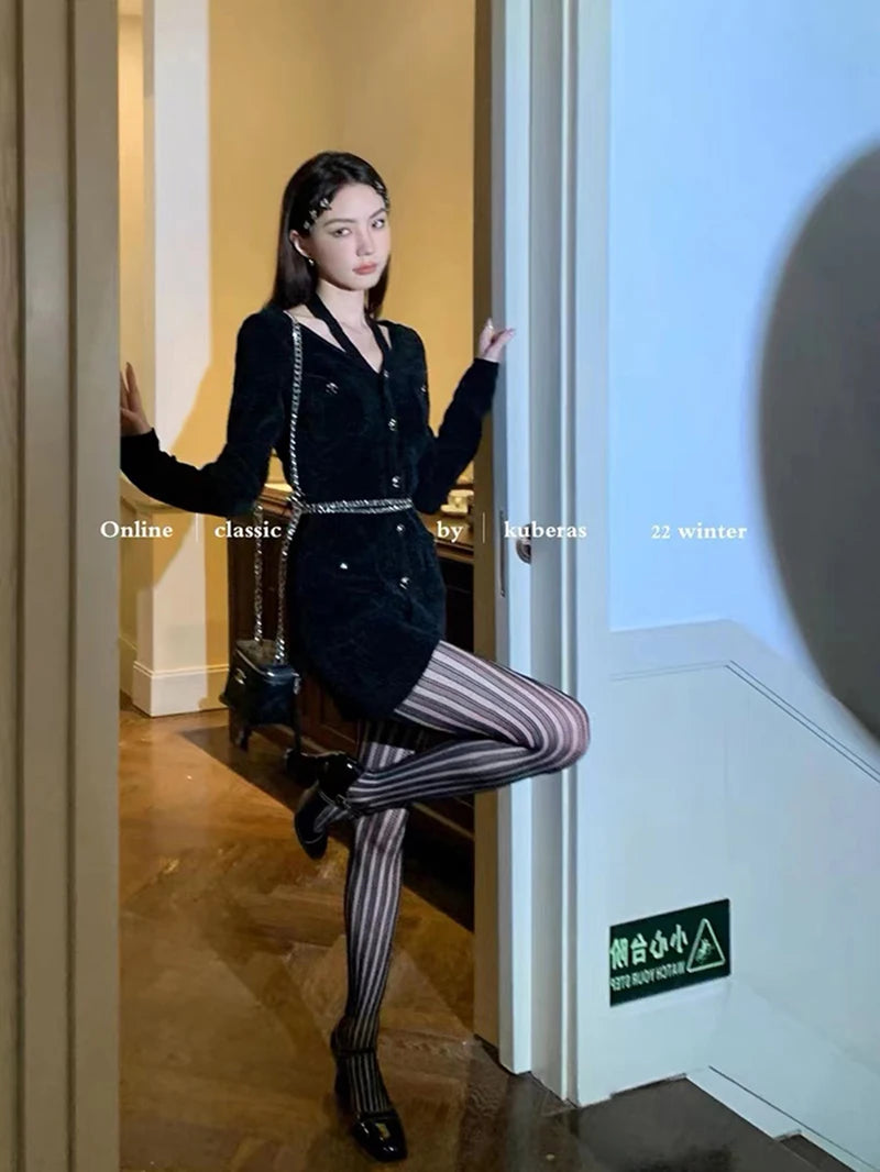 Gothic Punk Fishnet Stockings Leggings