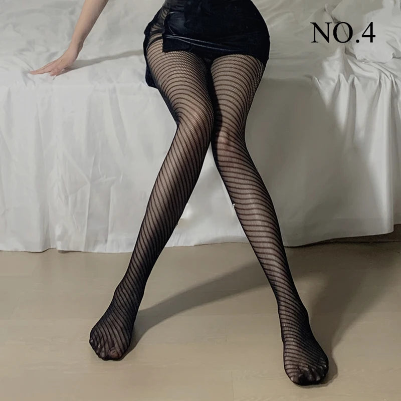 Gothic Punk Fishnet Stockings Leggings
