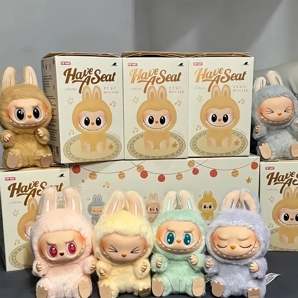 POP MART Macaron 2nd Generation Labubu Sitting Party