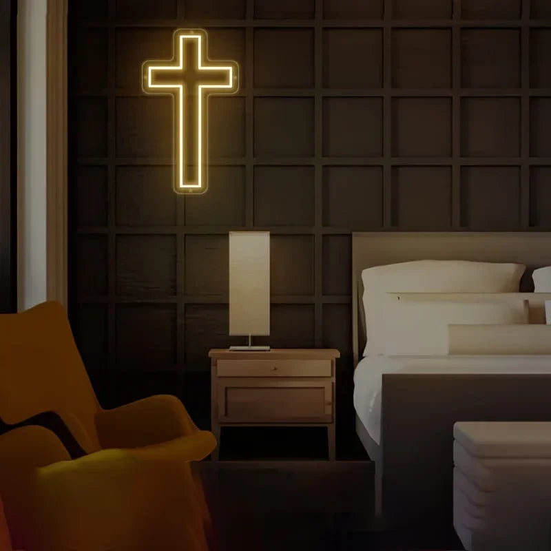 Cross Neon Sign