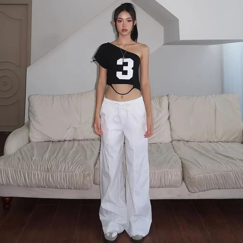 Printed Asymmetrical Top for Women