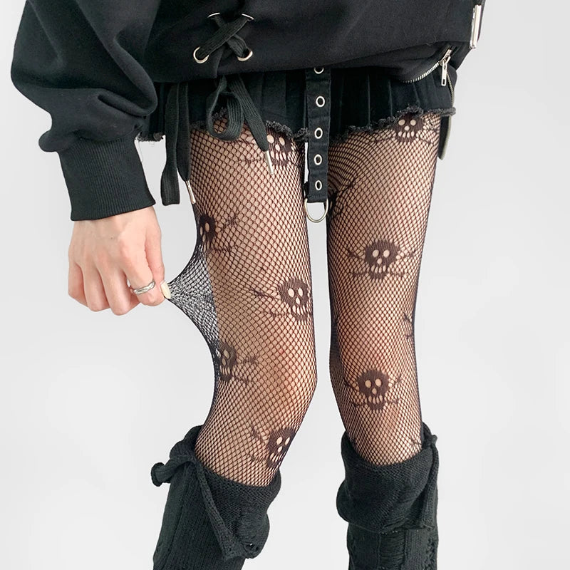 Gothic Punk Fishnet Stockings Leggings
