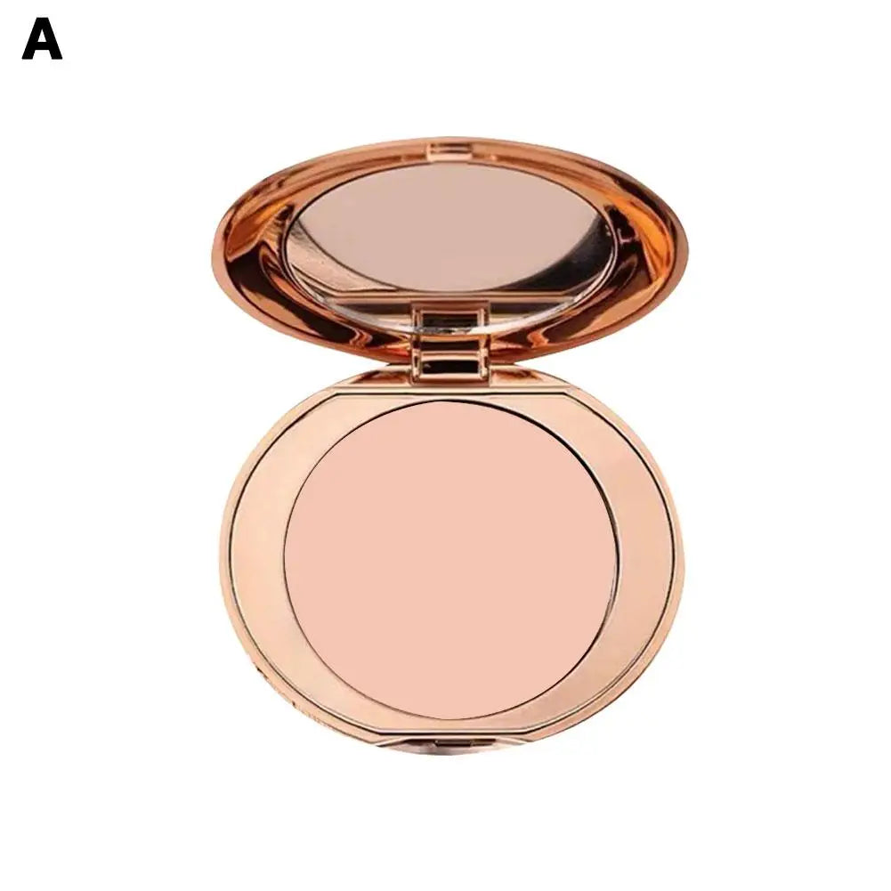 Natural Powder Setting Oil Control Puffs Waterproof Skin Brightening Foundation Compact for Soft Flawless Finish Honey Powder
