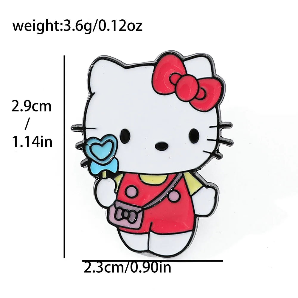 5 Pc Sanrio Metal Pin