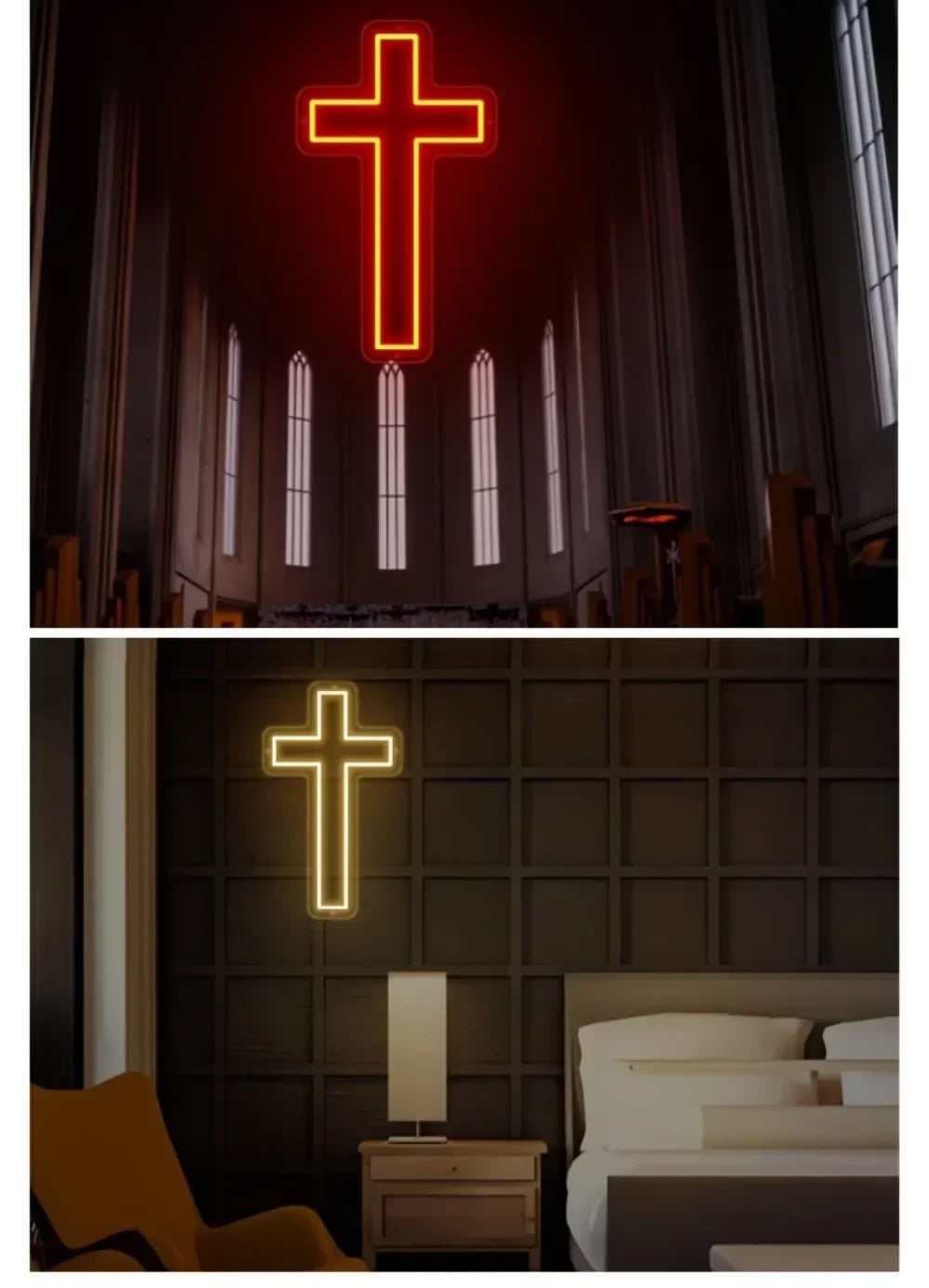 Cross Neon Sign