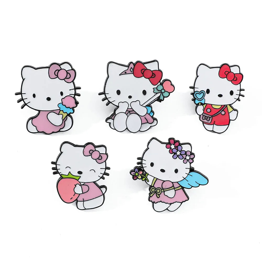 5 Pc Sanrio Metal Pin