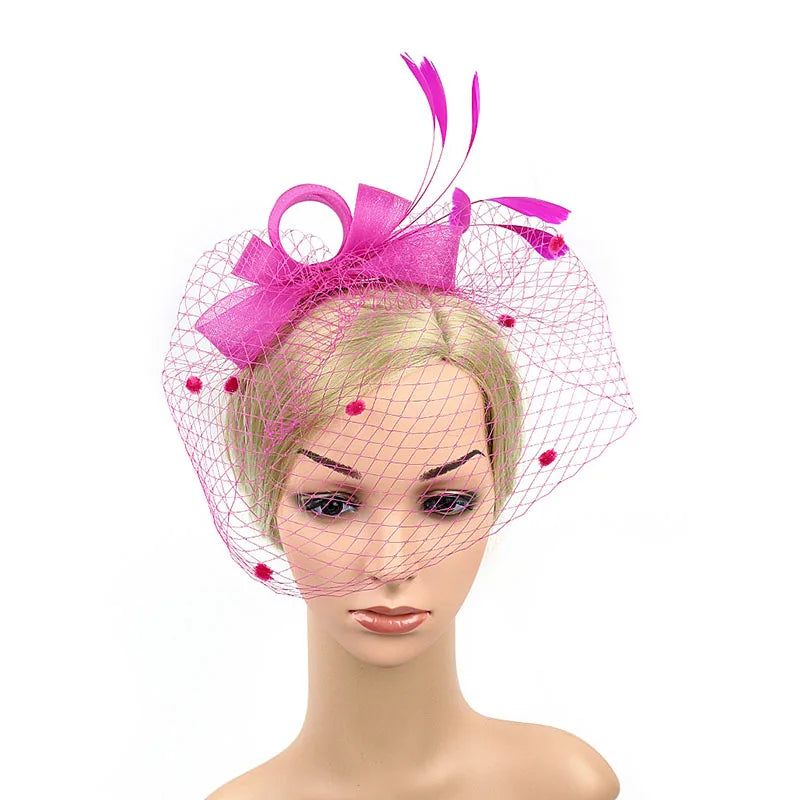 Women's Fashion Flower Feather Bead Corsage Hair Clip Bridal Hairband Brooch Pin Brida Barrettes Hair Accessories Jewelry