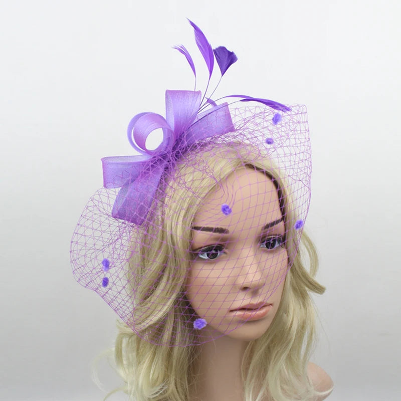 Women's Fashion Flower Feather Bead Corsage Hair Clip Bridal Hairband Brooch Pin Brida Barrettes Hair Accessories Jewelry