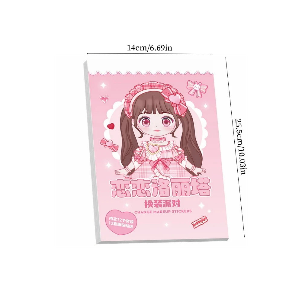 Little Princess style change sticker book