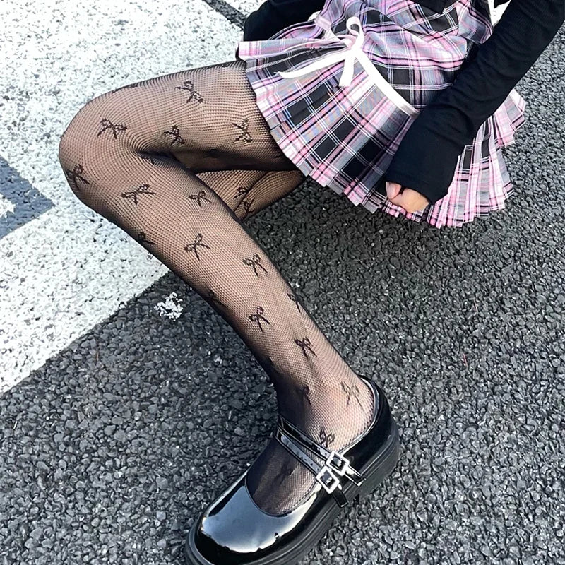 Gothic Punk Fishnet Stockings Leggings
