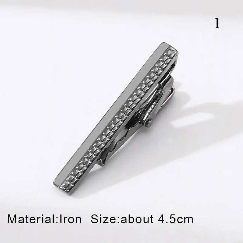 Simple Fashion Tie Clips Men'S Metal Necktie Daily Business Wedding Ceremony Tie Clip Pin Men Party Jewelry Accessories Gift