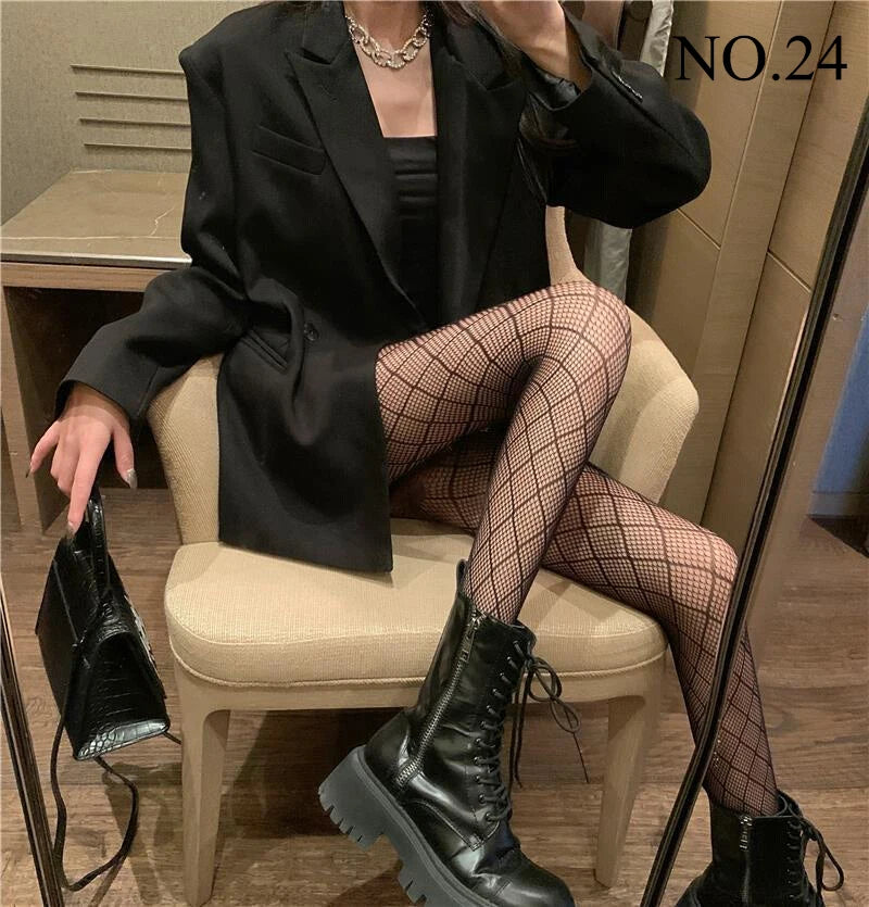 Gothic Punk Fishnet Stockings Leggings