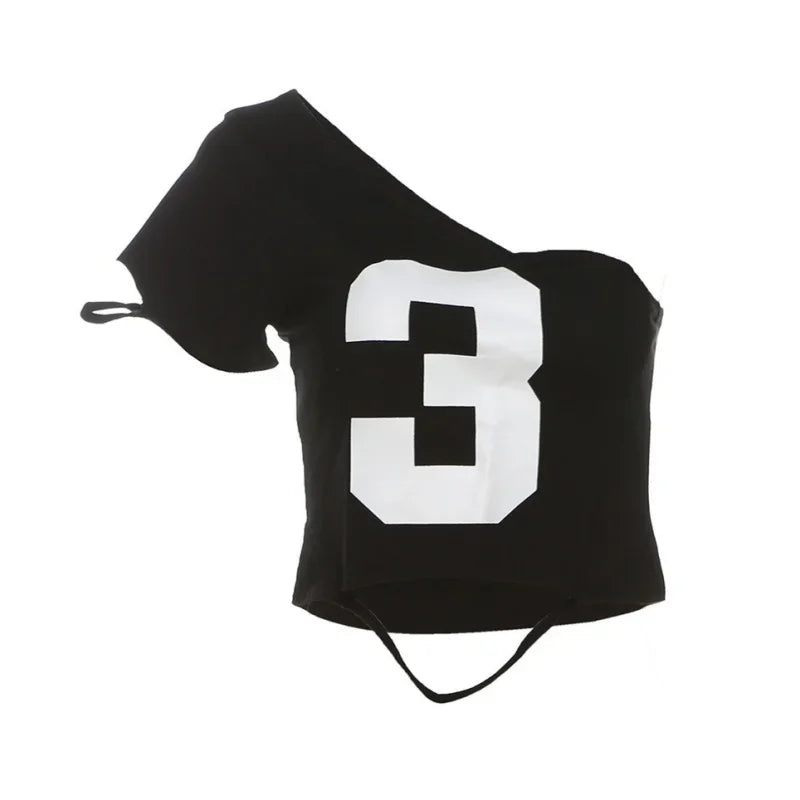 Printed Asymmetrical Top for Women