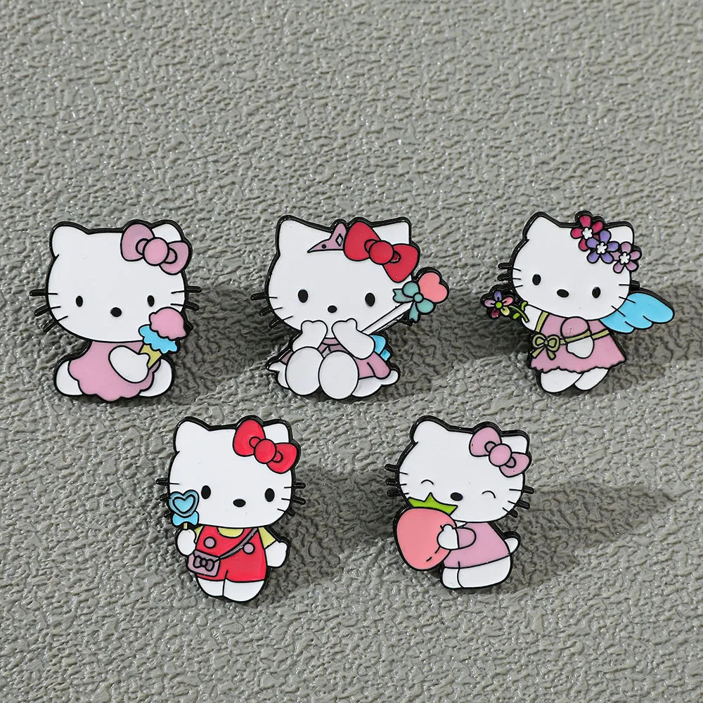 5 Pc Sanrio Metal Pin