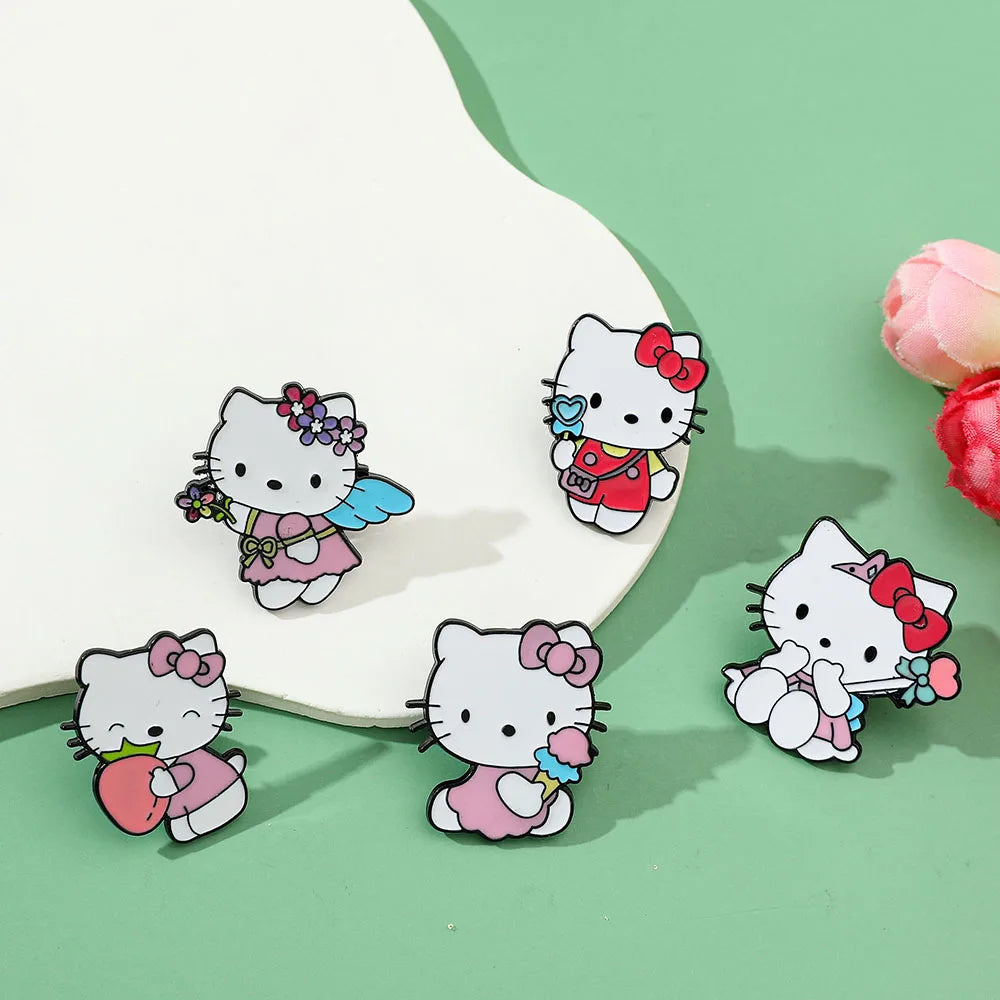 5 Pc Sanrio Metal Pin