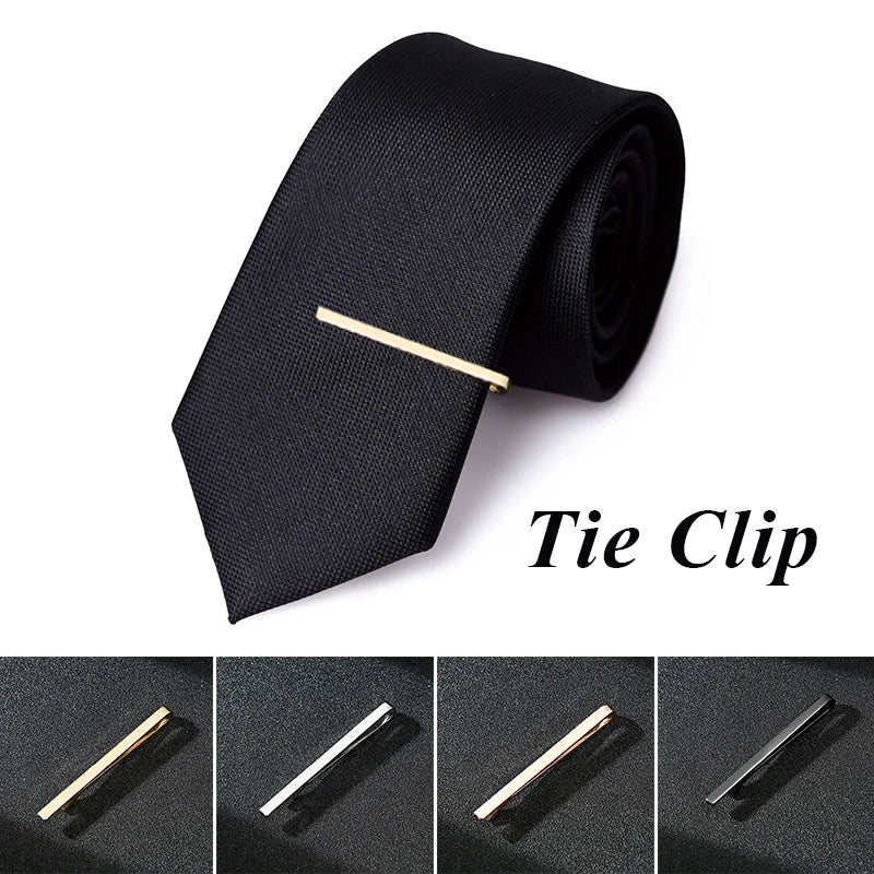 Simple Fashion Tie Clips Men'S Metal Necktie Daily Business Wedding Ceremony Tie Clip Pin Men Party Jewelry Accessories Gift
