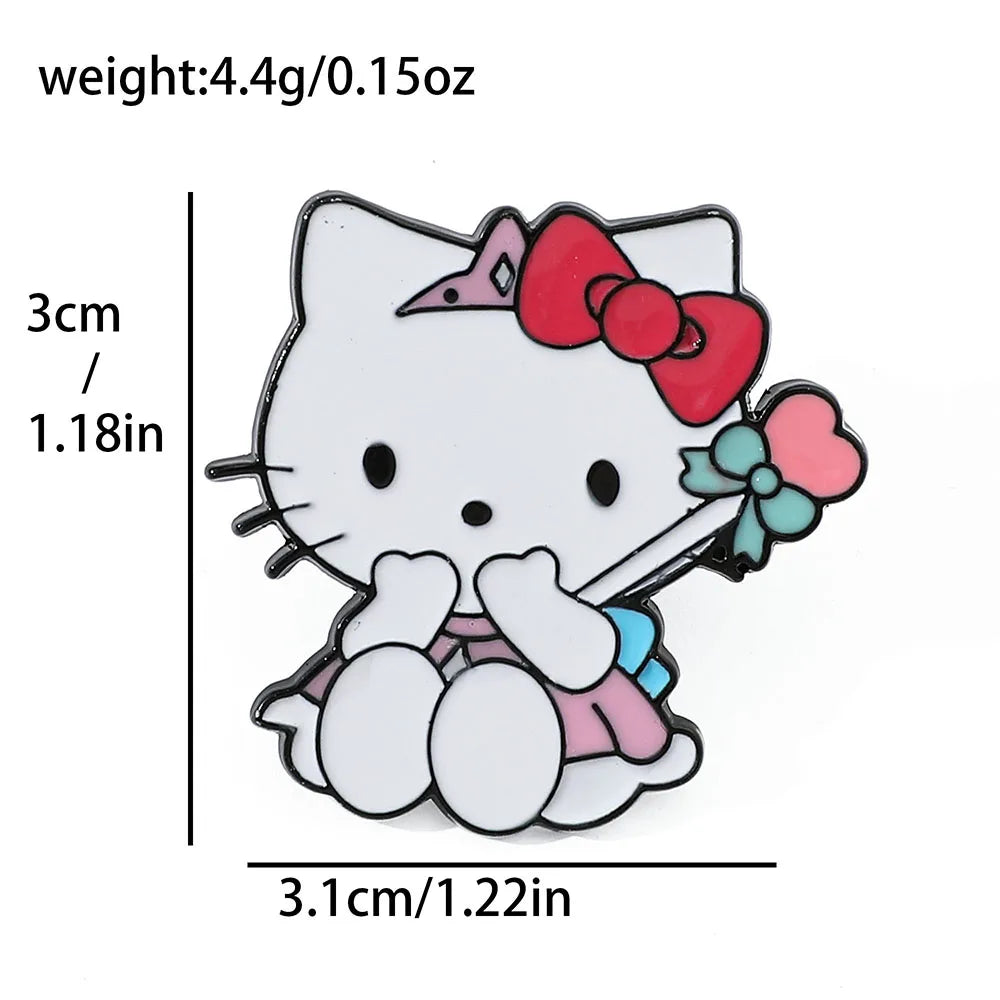 5 Pc Sanrio Metal Pin