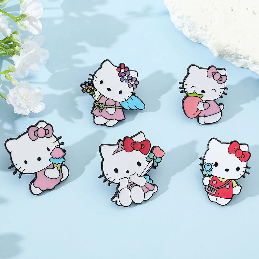5 Pc Sanrio Metal Pin