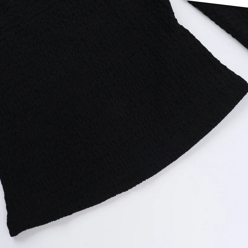 Goth  Fishnet Off Shoulder T-shirts Strap Halter Top