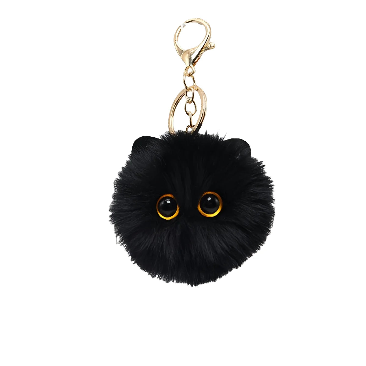 Cute Plush Cat Keychain