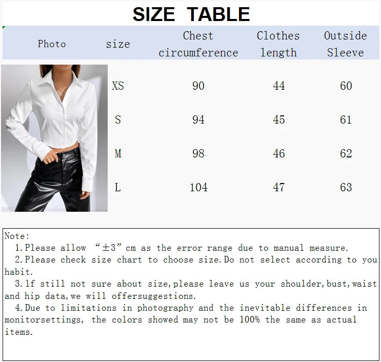 White collar long sleeve women's shirt