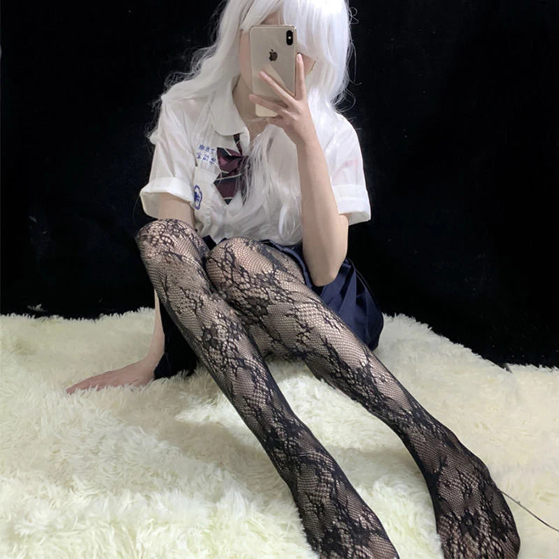 Gothic Punk Fishnet Stockings Leggings